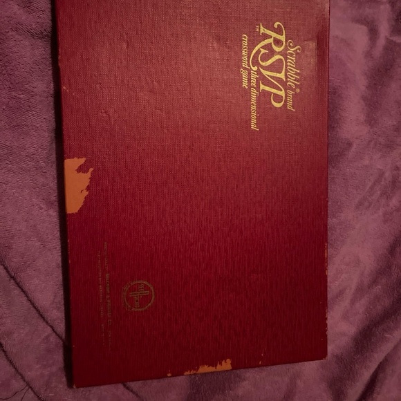 Classic Word Game with Blue and Cream Design Vintage - Picture 12 of 12